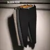 Pantalones cortos ajustados de pierna recta de cintura media transpirables elegantes de color liso holgados de estilo universitario nuevos de estilo japonés para verano