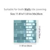 Baño Cocina Piso Pared Impermeable Resistente al Aceite Autoadhesivo PVC Simulación Azulejo 2D Pegatinas Pegatinas de Año Nuevo 2026