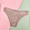 Bragas de algodón puro sexy con entrepierna, europeas y americanas, con encaje, color liso dulce, ribeteadas, algodón, moda interior para mujer