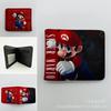 Bolsa para Monedas Super Mary Mario Bros Mario Estudiante Hombres y Mujeres Billetera Plegable de Cuero PU Porta Tarjetas