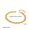 Pulseira de Aço Inoxidável com Diamantes Inteiros em Ouro 18K Transfronteiriça, Toque de Luxo Leve e de Alta Qualidade, Eletrodepositada a Vácuo, Pulseira de Aço Titânio Não Desbota