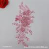 Cuentas Cuentas Estéreo Flor Malla Bordado Adhesivo de Tela Parche de Encaje Vestido de Novia Hanfu Accesorios de Decoración DIY