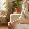Pulsera Creativa Trenzada de Acero Inoxidable Transfronteriza de Amazon, Joyería de Moda de Nicho Ajustable, Regalo para Familiares y Amigos