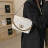 Bolsa de Hombro con Cadena Texturizada Simple de Moda para Mujer de Comercio Exterior Nueva Primavera y Verano Bolso Retro para Debajo del Brazo Mujeres Coreanas