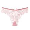Lencería Sexy Exportación Transfronteriza Encaje Suave Algodón Entrepierna Tentación Sexy Braguitas de Encaje Pantalones T de Mujer Estilo Encaje Estampado