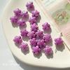 [flor de cerezo] flores de cerámica multicolor cinco flores pequeñas hecho a mano cuentas diy pulsera collar material accesorios