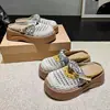 Nuevas Zapatillas Transpirables Frescas de Malla Hueca con Decoración de Moño Floral, Medias Zapatillas Cerradas Suaves Antideslizantes para Mujer, Verano 2026