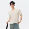 Camisa tipo Polo Casual de Negocios para Hombre APO Camisa Interior de Punto de Manga Corta de Color Sólido con Cuello Solapa de Verano para Hombre de Gama Alta
