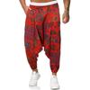 2023 Verão Comércio Exterior Novas Calças Casuais Soltas Masculinas Estilo Chinês Algodão e Linho Calças Skinny Masculinas de Tamanho Grande Virilha Baixa