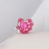 Indústria pesada Nepal coroa Diamond Ball em forma de coração rosa artesanal argila macia buraco reto contas transmissão ao vivo Bens de alta qualidade DIY contas soltas