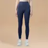 Mallas de Fitness para Correr Levanta Glúteos de Cintura Alta Control de Abdomen Elásticas Deportivas Ajustadas Pantalones de Yoga Gris-Morado para Mujer