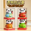 Bolsa de la Suerte Panda Adorno de Escritorio Solar Consola Central de Coche Tienda de Regalos Apertura Gato de la Suerte Venta al por Mayor Agitando Automáticamente