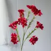Flores Artificiales, Decoraciones de Flores Artificiales, 8 Flores Pequeñas de Campanilla, Flores Artificiales para Bodas al por Mayor Transfronterizas, Flores Artificiales, Flores de Campanilla Decorativas, Flores de Seda