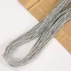 Banda elástica redonda de 0.8-2.0 mm, cordón elástico de látex colorido para joyería, manualidades hechas a mano y pulseras