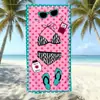 Toallas de Playa de Venta Caliente Transfronterizas, Suaves Estilo Ins Personalizadas, Amigables con la Piel, Absorbentes, de Secado Rápido, Impresas Digitalmente, Toallas de Baño para Playa al por Mayor