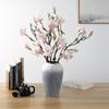 Ramo alto Impressão 3D EVA Magnólia Flor Artificial Magnólia Corredor de Flores Artificiais Novo Estilo Chinês Decoração de Sala de Estar Decoração de Mesa de Jantar