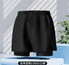 Bañador de doble capa holgado transfronterizo para hombre, anti-vergüenza, pantalones deportivos para correr para hombre, transpirables, secado rápido, bañador para aguas termales