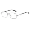 Gafas de Lectura HD con Bloqueo de Luz Azul, Metal Vintage Cristal Moda para Hombre Gafas de Lectura de Alta Gama para Personas de Mediana Edad y Mayores