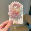 Elástico de Cabelo Infantil Novo Estilo Super Fada Estilo Antigo Flor Borla Coque Corda de Cabelo Menina Princesa Hanfu Acessórios de Cabelo Elástico