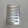 Rejilla de Ventilación Exterior a Prueba de Lluvia y Viento, Cubierta para Calentador, Rejilla de Salida de Aire de Aleación de Aluminio, Ventilación de Escape