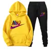 Conjunto de Sudadera con Capucha para Chicas y Mujeres Estilo Callejero Europeo y Americano Conjunto de Dos Piezas Casual Suéter Ropa Deportiva para Exteriores