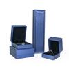 Joyero de cuero PU cepillado, caja para anillos, collares, colgantes, pulseras, juegos de pulseras, joyas, venta al por mayor