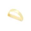 Hebilla de anillo para servilleta simple en forma de D transfronteriza, hebilla creativa de semicírculo, anillo decorativo para servilleta de aleación con galvanoplastia, decorativo de mesa para restaurante occidental