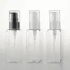 50ml transparente quadrado garrafa bomba de pó loção bomba cosméticos embalagem base líquido desinfetante para as mãos dispensador pet garrafa vazia