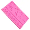 Estrella de Mar Caracola Coral Marino Ramas Encaje Molde de Silicona Plegable Azúcar Chocolate Pastel Molde Decorativo