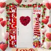Populares Coplas de Feliz Día de San Valentín de Amazon, Amor Romántico, Atmósfera de Fiesta Roja, Accesorios para Fotos, Banderines y Telas Colgantes