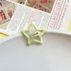 Nuevo Pasador de Estrella de Cinco Puntas de Dopamina con Gota de Aceite para Mujer, Pinza para Flequillo Lateral, Pasador para Cabello Suelto, Pinza BB, Pequeño Accesorio para el Cabello