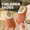 Meias de Chão Infantis Outono e Inverno, Pantufas Antiderrapantes para Bebê, Sapatos de Casa Masculinos e Femininos, Meias Adulto com Solado, Antiderrapantes com Forro de Fleece