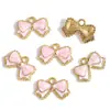 Acessórios de Joias DIY Liga com Gotejamento de Óleo Pingente Gravata Borboleta Pulseira Colar Brincos Pingente W469