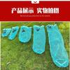 Fábrica en stock al por mayor pesca salvaje grano trigo bolsa de red para peces simple plegable gruesa agrupada con tapón de suelo bolsa de red para peces