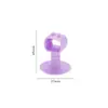 Ventosa de Silicone para Porta Sem Furos Almofada Anticolisão Maçaneta Porta Traseira Porta de Banheiro Ventosa de Toque Preto Quadrado Grande