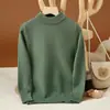 Malhas Estampadas em Desenho Animado para Meninos e Meninas, Estilo Outono e Inverno, Tops de Suéter Bebê Estilosos e Fofos