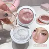 Daimenbear Transparente y Brillante de un Solo Color Alto Brillo Textura Puré de Papa Brillante Perlado Maquillaje Facial para Mujeres