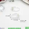 Clip de tiburón de color gelatina de laca brillante de 4 cm Clip ovalado regordete Pasador de pelo Broche de pelo Materiales y accesorios para accesorios de pelo hechos a mano DIY