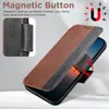 Adecuado para iPhone18Promax Funda de Cuero con Tapa Magnética Dividida Samsung S26U Funda Protectora de Carga Inalámbrica
