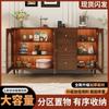 Aparador Francês Moderno Simples Gabinete de Armazenamento em Rattan Casa Restaurante Armário de Chá Armário de Armazenamento de Cozinha Gabinete Lateral