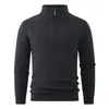 Novo suéter de tricô masculino Amazon transfronteiriço para comércio exterior, peça básica casual jovial, blusa quente com meia-gola