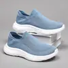 Calcetines para Enamorados Zapatos Verano Zapatos Casuales Simples Zapatos Perezosos Slip-on Malla Ligera Talla Grande Zapatos Deportivos para Hombre