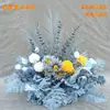 Flores Grandes de Chão para Casamento Flores de Seda Flores Decorativas Flores para Palco T Corredor Flores Penduradas Flores de Casamento Fundo de Flores