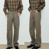 Cor Sólida Simples Tendência de Moda Diária Temperamento Senso de Alta Classe Masculino Outono Versátil Personalidade Calça Longa Casual Reta