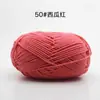 Hilo de Algodón de Leche de 4 Hebras para Muñeca, Grosor Medio, Hecho a Mano, DIY, Bufanda Tejida, Bola de Lana, Gancho, Zapatillas de Algodón, Bolsa de Materiales
