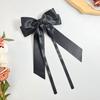 Sweet Girl's Bow Ribbon Hairpin Estilo Japonês e Coreano Simples All-Match High-End Acessórios para o Cabelo
