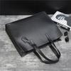 Bolso Tote de Moda Horizontal Estilo Coreano Versátil de Cuero PU con Cremallera Bolso de Mano Cruzado de Moda Mochila de Hombro para Hombre y Mujer