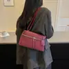 Bolsa de Ante Flocado para Mujer 2026 Nuevo Otoño Retro Gorpcore para el Trabajo Pequeña Bolso de Hombro Cruzado