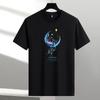Camiseta Modal de Manga Corta para Hombre 2023 Nueva Casual Seda de Hielo Estudiantes Manga Corta Holgada Lycra Algodón Top Camiseta Base