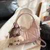Moda Nueva Otoño e Invierno 2025 Bolso Pequeño Bolso de Media Luna Bolso Acolchado de Moda de Gama Alta Bolso de Hombro Único Cruzado para Mujer